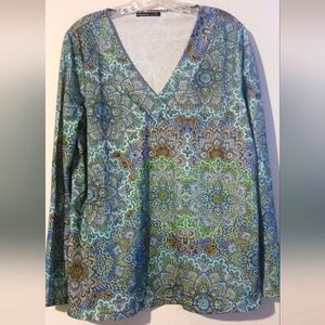 NORACORA V‎ NECK BLOUSE sz. XL